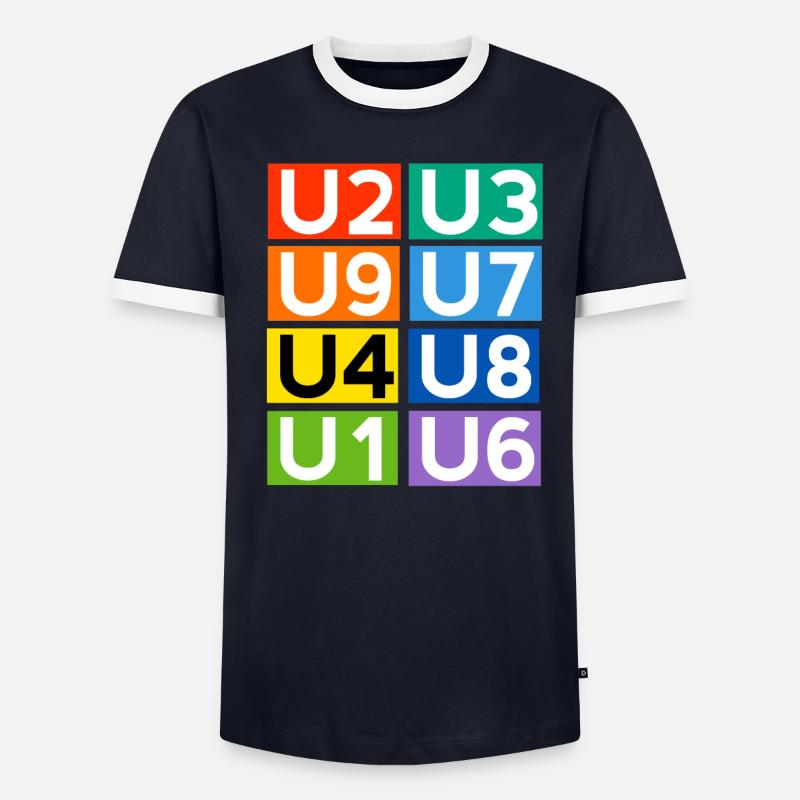 Berlin Ubahn Men's Ringer Shirt
