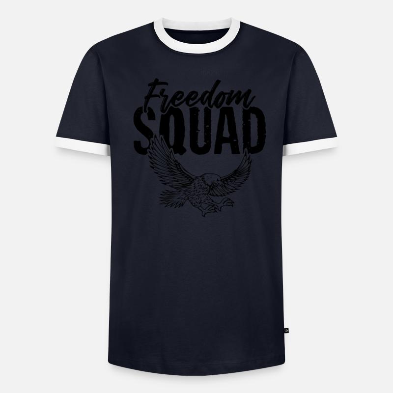 escouade de la liberté T-shirt contrasté Homme