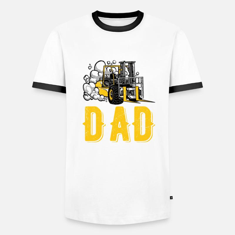 Staplerfahrer Gabelstapler Fork-Tastic Männer Kontrast-T-Shirt