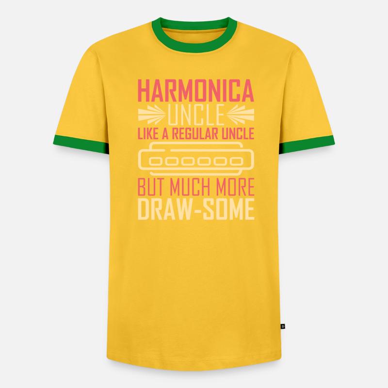 Harmonica harmonica player Uncle - Men's Ringer Shirt - undefined