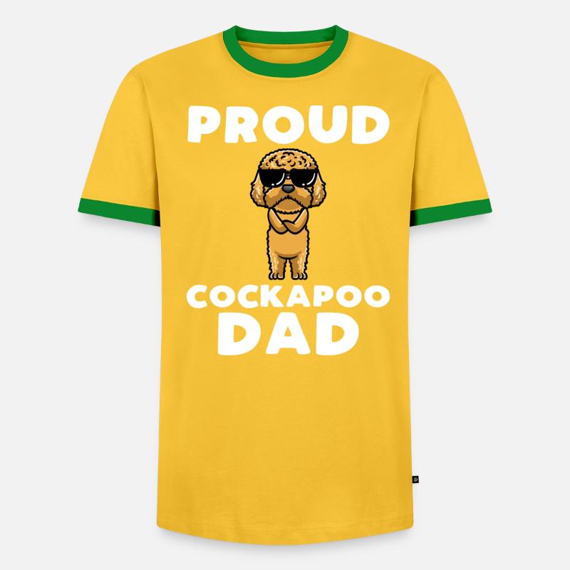 Cockapoo Hund - Männer Kontrast-T-Shirt - undefined
