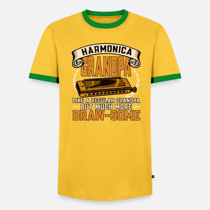 Harmonica harmonica player - Men's Ringer Shirt - undefined