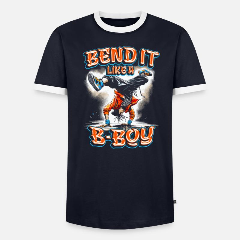 Breakdance Pliez-le comme un b-boy T-shirt contrasté Homme