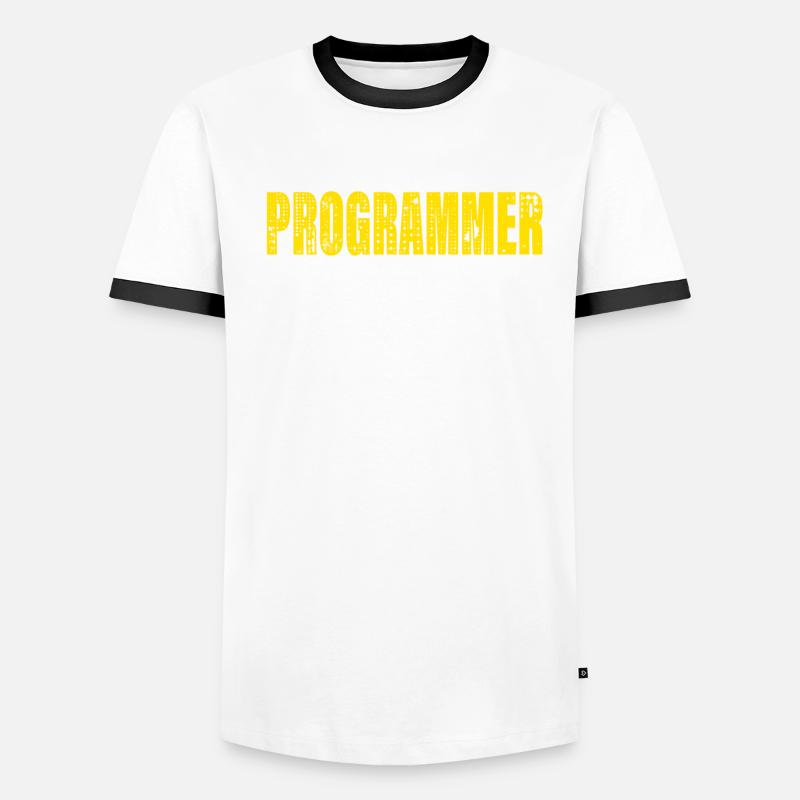 Vertrau Mir Ich Bin Programmierer Geschenk Männer Kontrast-T-Shirt