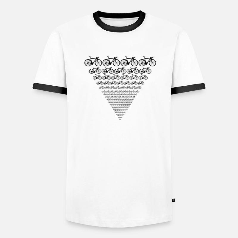 Vélo de course Triangle Tornade T-shirt contrasté Homme