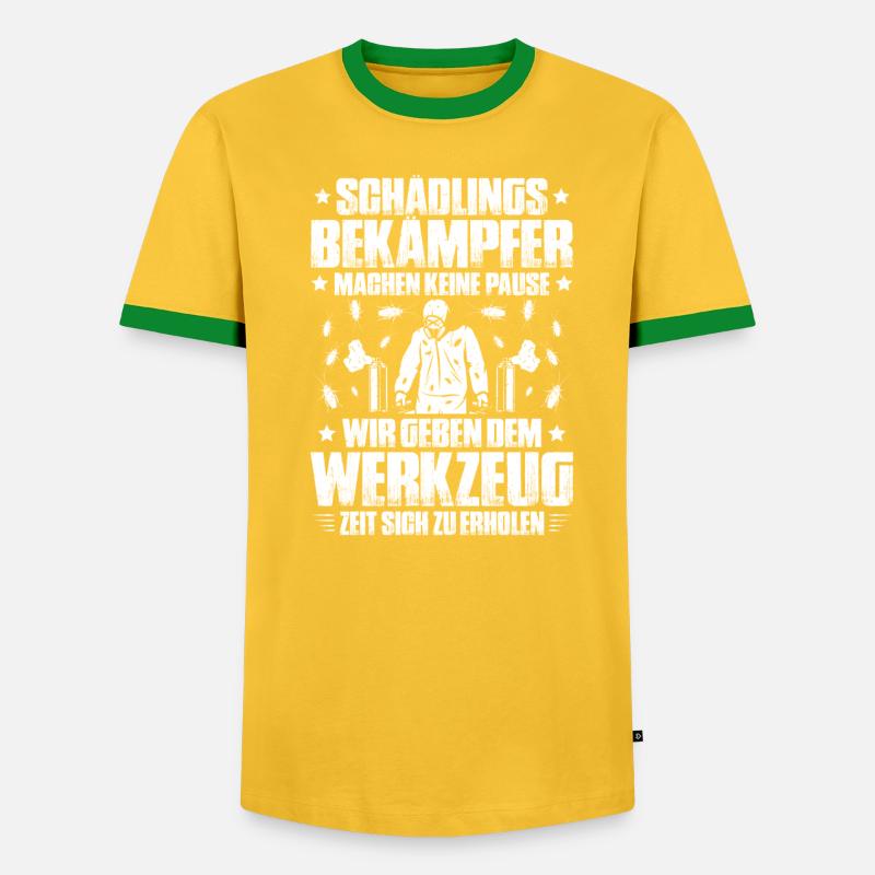 Schädlingsbekämpfer Kammerjäger Exterminator - Männer Kontrast-T-Shirt - undefined