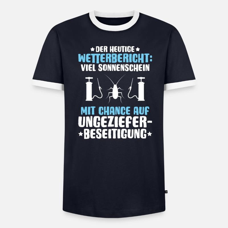 Schädlingsbekämpfer Kammerjäger Exterminator - Männer Kontrast-T-Shirt - undefined