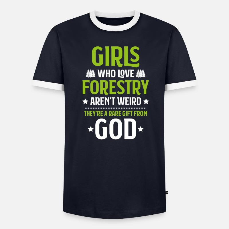 Forestier Forestier Forestier Forestier Ouvrier forestier Forêt T-shirt contrasté Homme