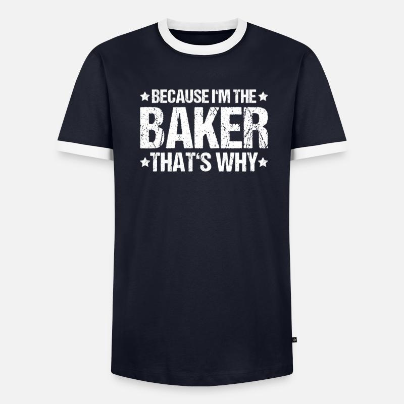 Baker Baking Baker Bakery Baking - Men's Ringer Shirt - undefined