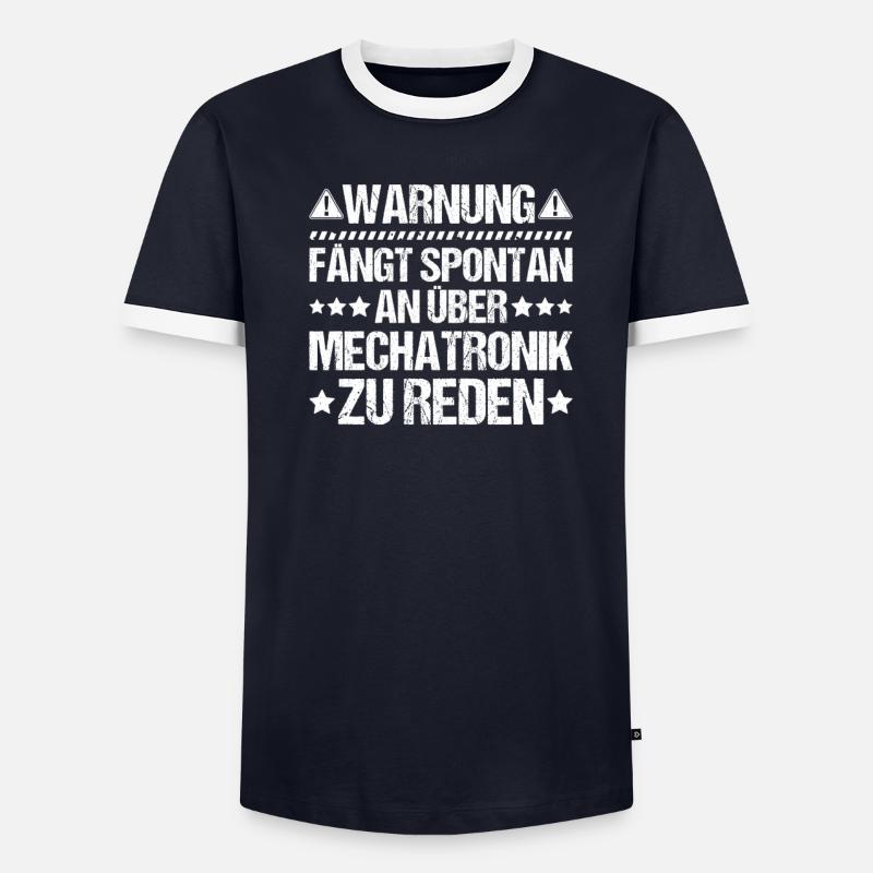 Mechatroniker Mechatronik Mechatronics Engineer - Männer Kontrast-T-Shirt - undefined
