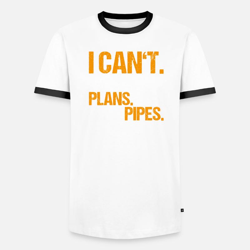 Constructeur de pipelines Construction de pipelines Pipelayer T-shirt contrasté Homme