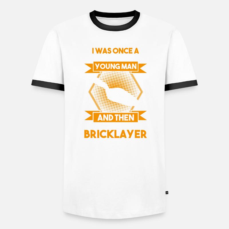 Master Masonry Masonry Bricklayer Mason Men's Ringer Shirt