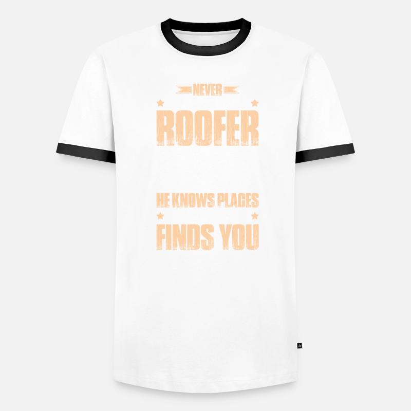 Dachdecker Dachdeckerei Dachdecken Roofer Roofing Männer Kontrast-T-Shirt