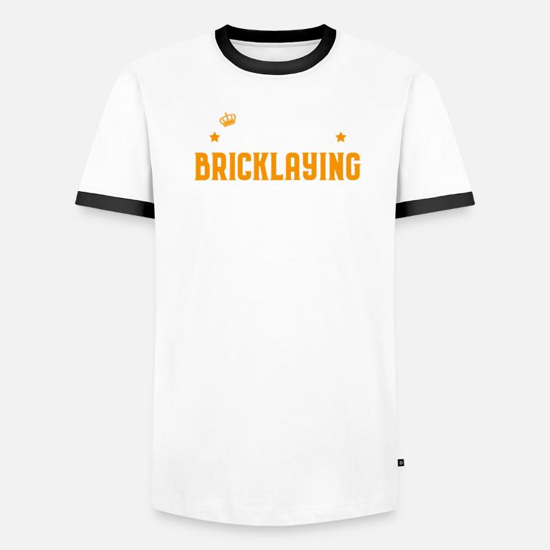 Master Masonry Masonry Bricklayer Mason Men's Ringer Shirt