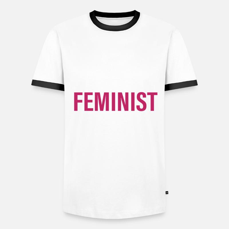 Selon mon programme féministe libéral T-shirt contrasté Homme