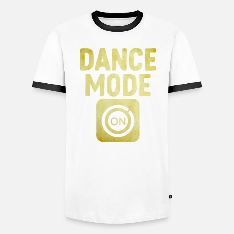 Mode Danse activé pour la chorégraphie du danseur dansant T-shirt contrasté Homme