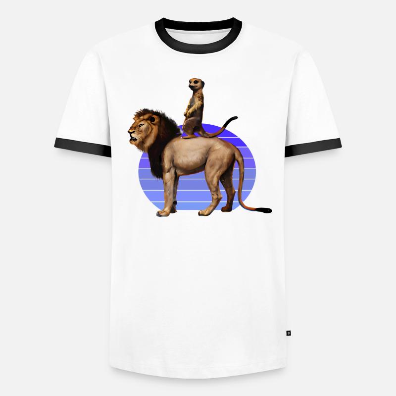 Suricate royal T-shirt contrasté Homme