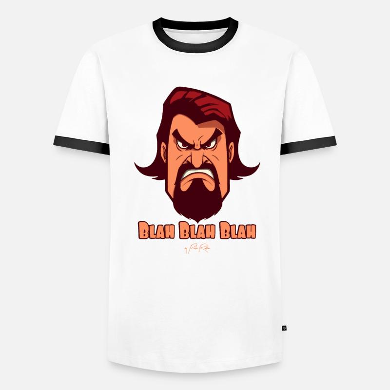 Le type bla bla bla T-shirt contrasté Homme