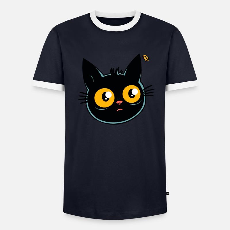 Chat de dessin animé T-shirt contrasté Homme