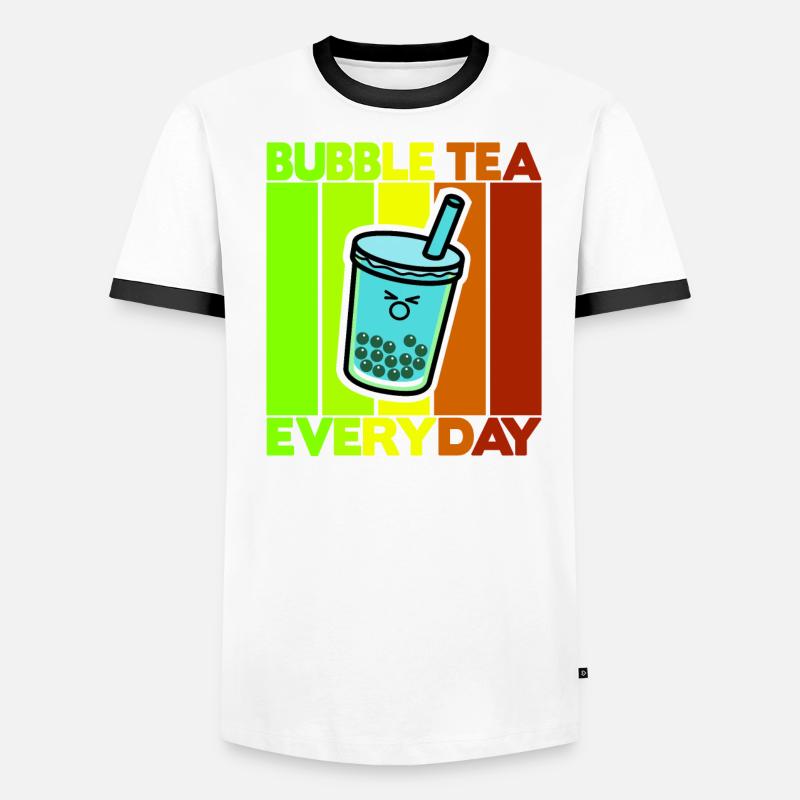 Bubble Tea Everyday Männer Kontrast-T-Shirt