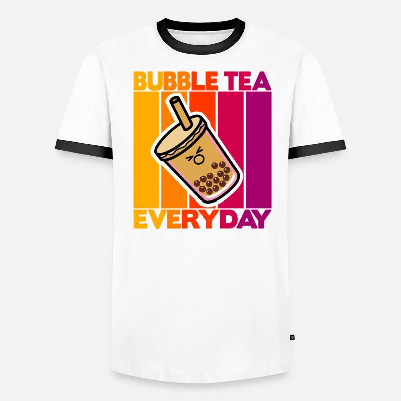 Bubble Tea Everyday Männer Kontrast-T-Shirt