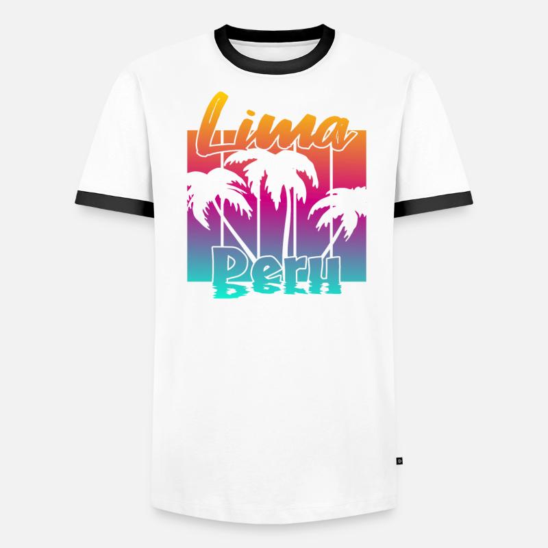 Lima Pérou T-shirt contrasté Homme