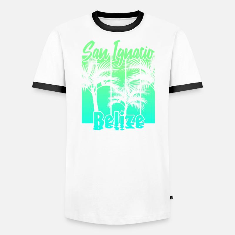 San Ignacio Belize T-shirt contrasté Homme