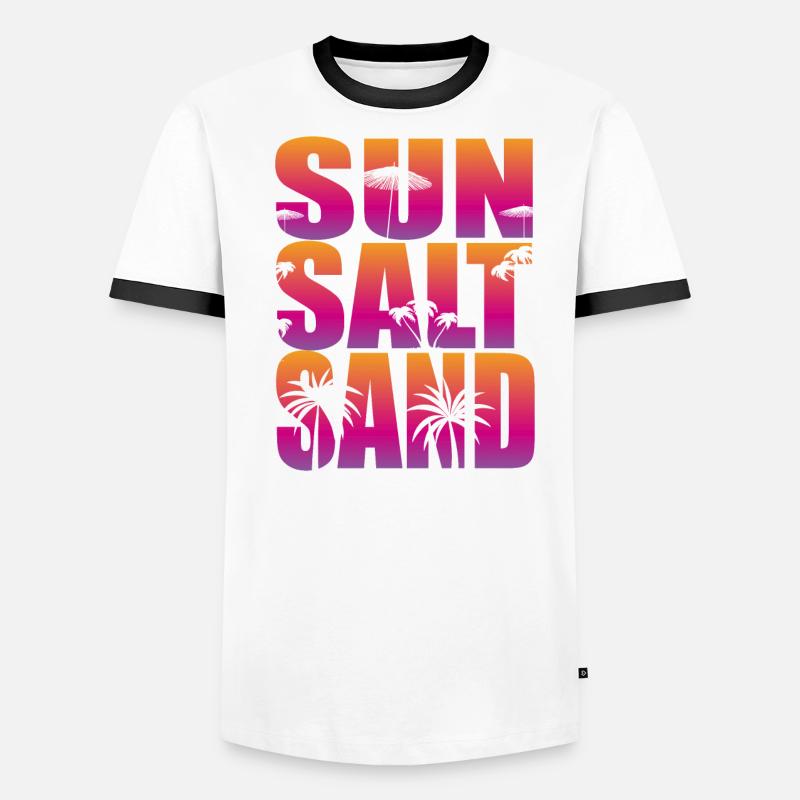 Sel de soleil Sable T-shirt contrasté Homme