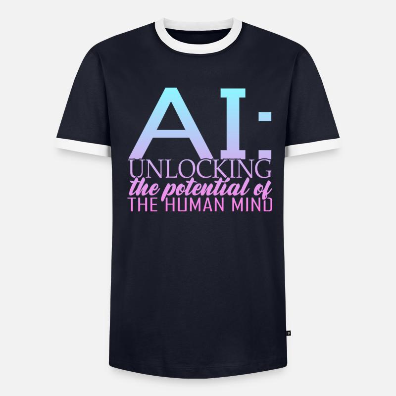 Artificial Intelligence Deep Learning - Men's Ringer Shirt - undefined