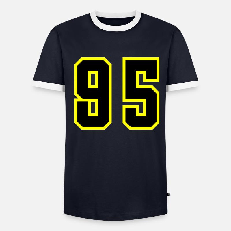 Justaucorps à 95 chiffres T-shirt contrasté Homme