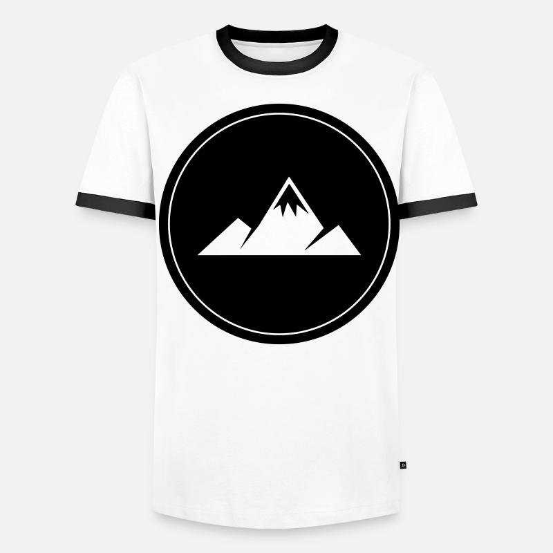Berge Kreis Men's Ringer Shirt