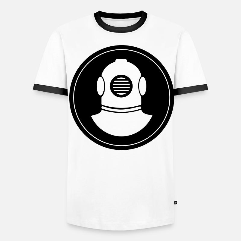 Cercle de casques de plongée T-shirt contrasté Homme