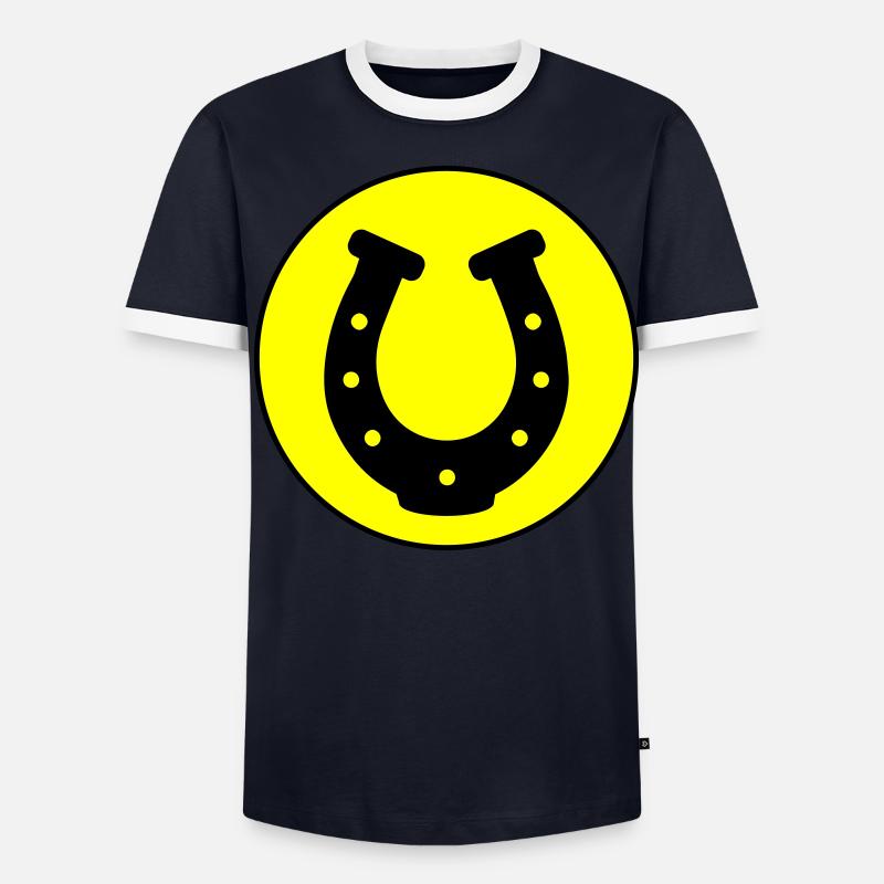 Horseshoe Icon Men's Ringer Shirt