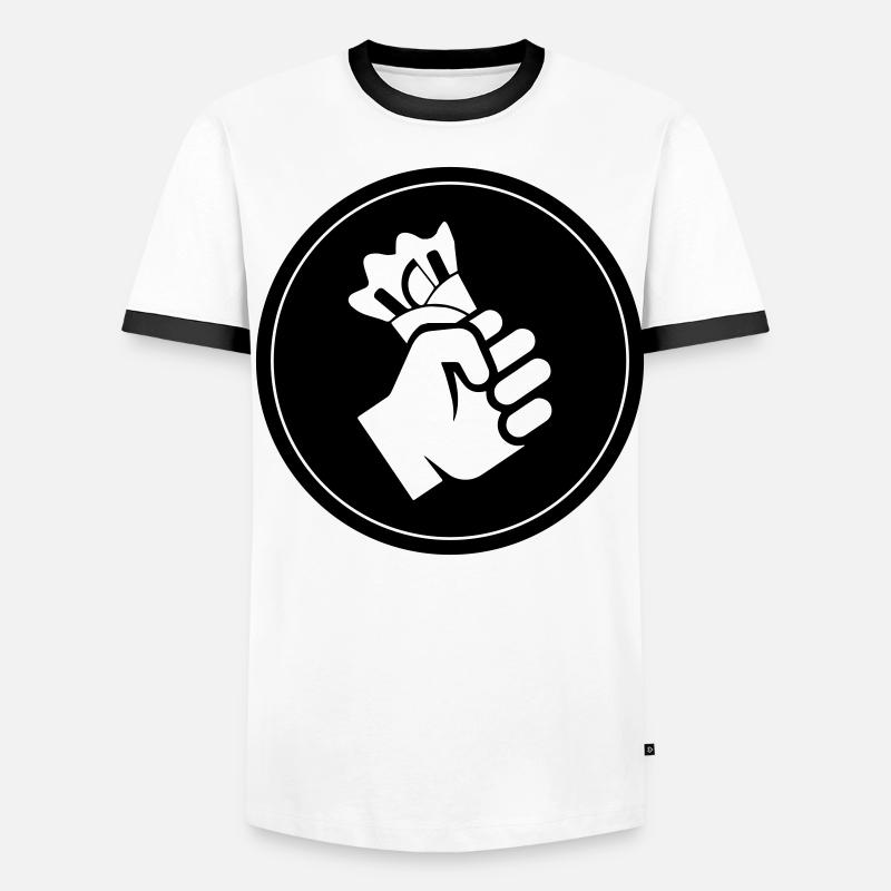 Spike grill icon Men's Ringer Shirt