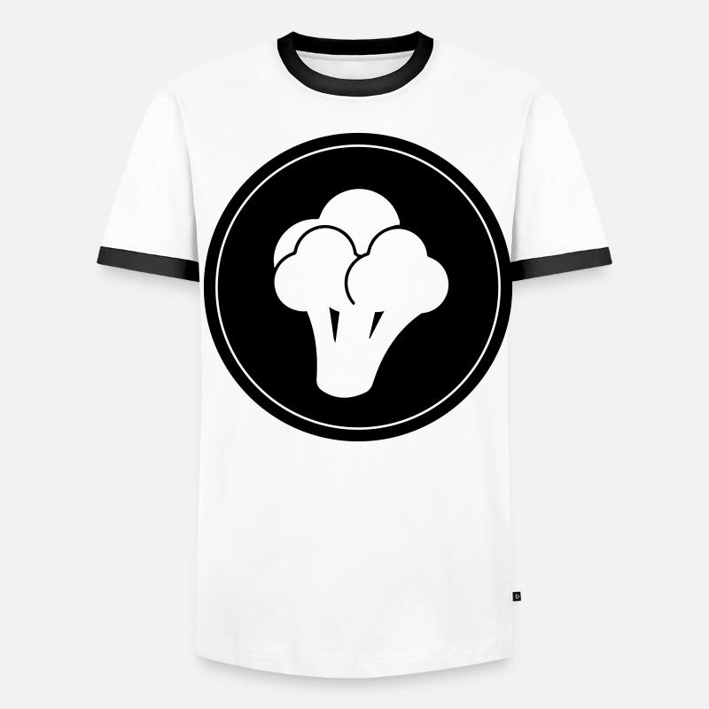 Broccoli Vegetables Men's Ringer Shirt