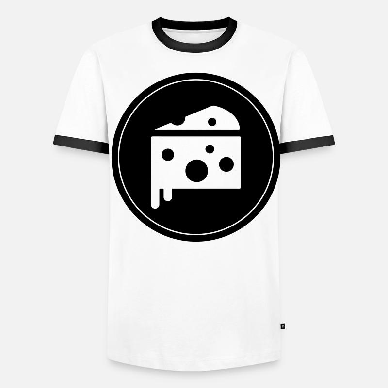 Icône du fromage T-shirt contrasté Homme