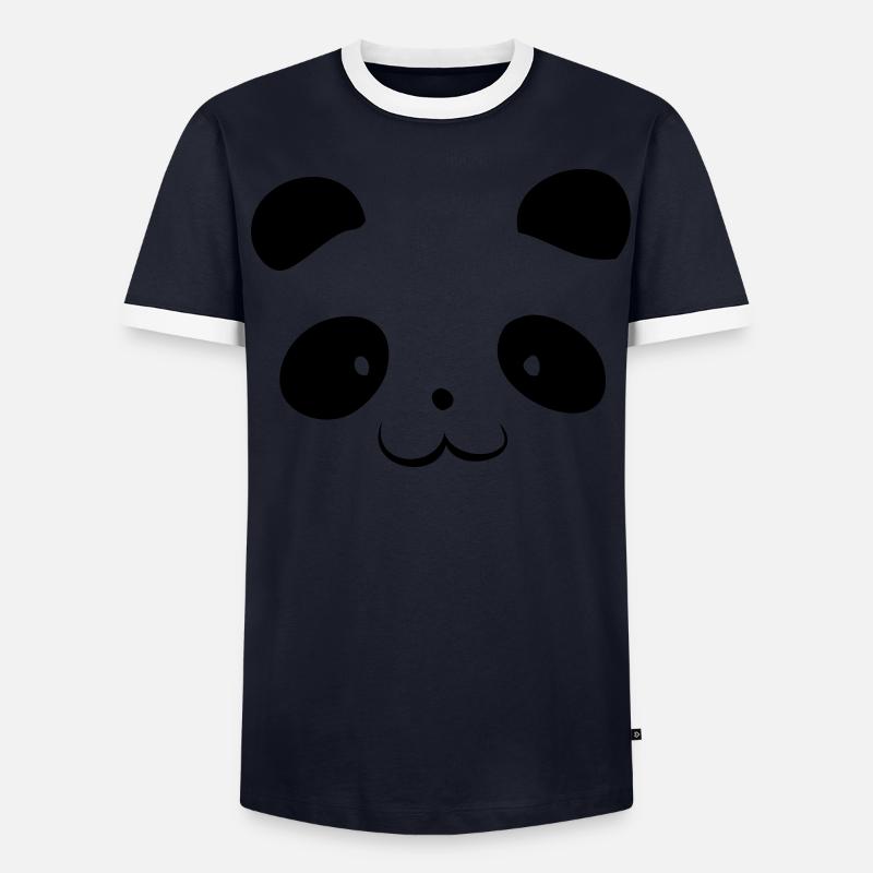 Panda Head T-shirt contrasté Homme