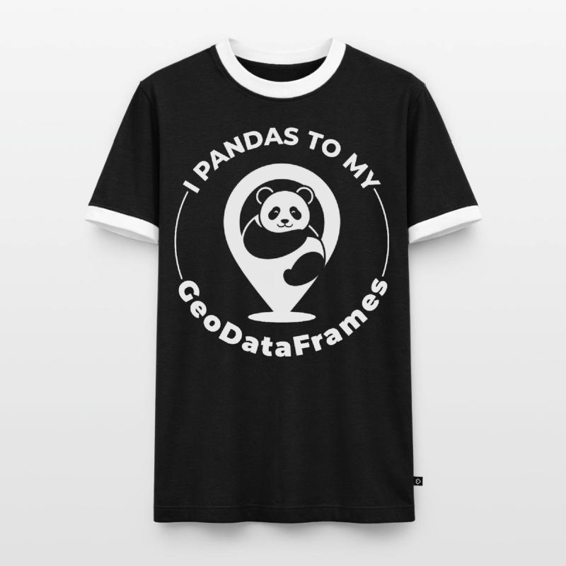 GeoDataFrames Pandas GIS Python Programmierung Männer Kontrast-T-Shirt