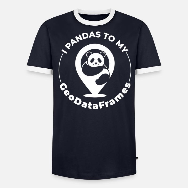 GeoDataFrames Pandas GIS Programmation Python - T-shirt contrasté Homme - undefined