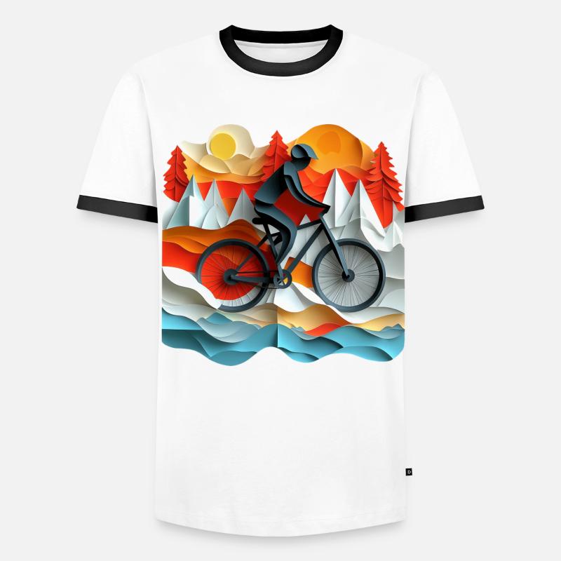 Bicycle excursion Men's Ringer Shirt
