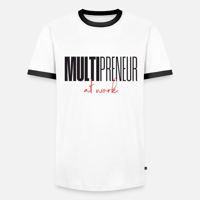 Mulitpreneur at work Men's Ringer Shirt