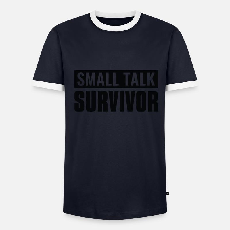 Survivant de Small Talk T-shirt contrasté Homme
