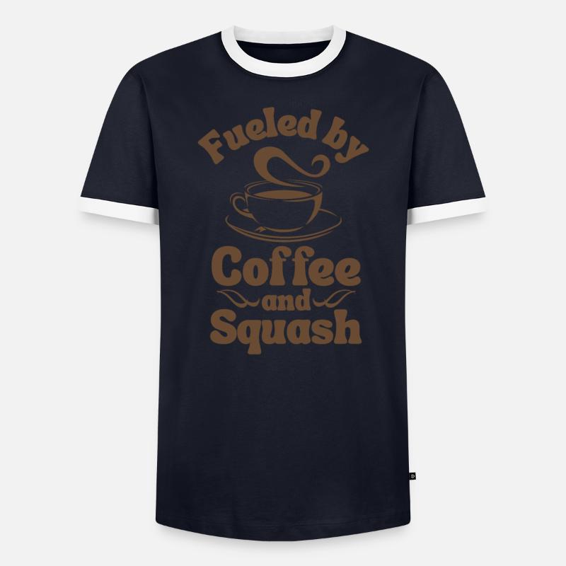 Coffee Squash lover - Men's Ringer Shirt - undefined
