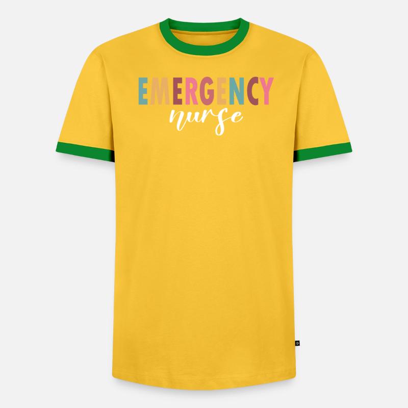 Das Leben einer Notfallkrankenschwester - Männer Kontrast-T-Shirt - undefined