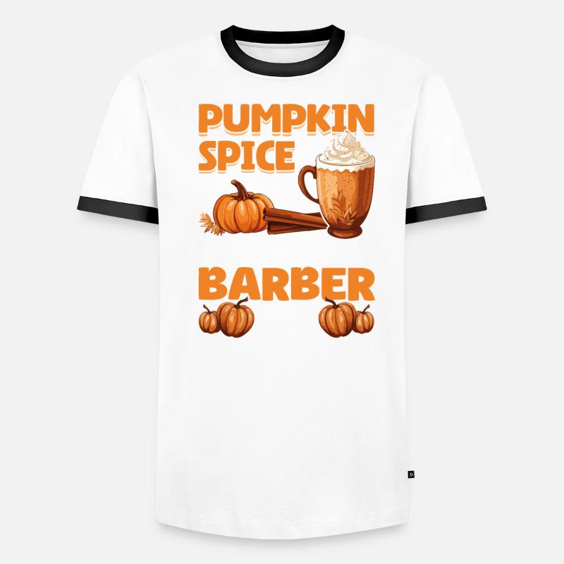 Cool Pumpkin Spice Keeps This barber Nice Männer Kontrast-T-Shirt