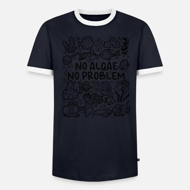 No algae, no problem – aquarium - Men's Ringer Shirt - undefined
