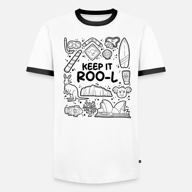 Keep it roo-l Männer Kontrast-T-Shirt
