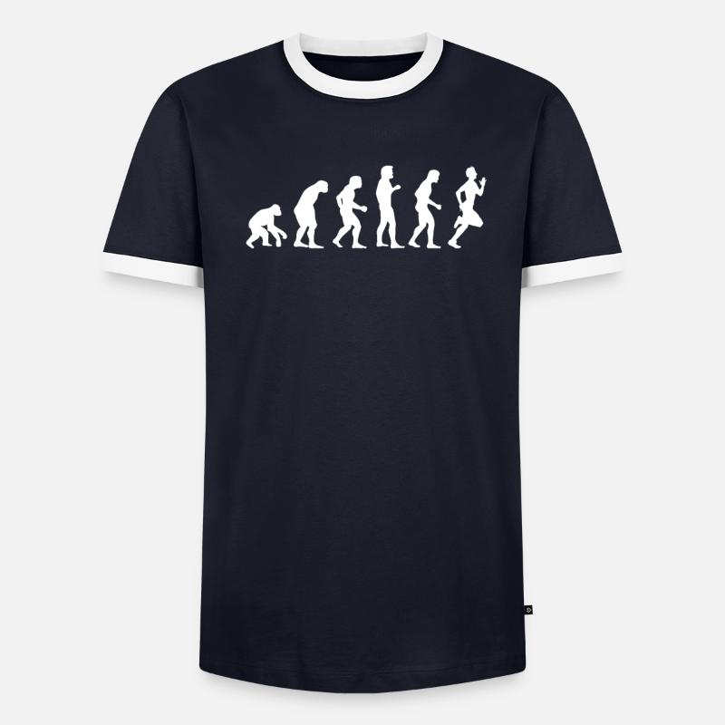 Evolution du jogging T-shirt contrasté Homme