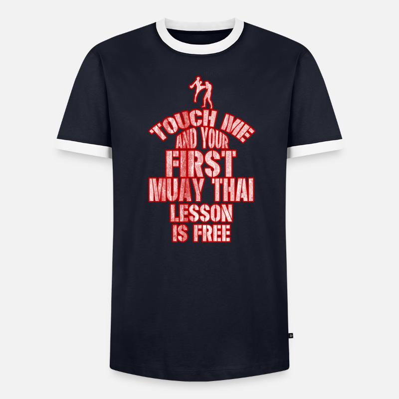 Muay Thai lessons Men's Ringer Shirt