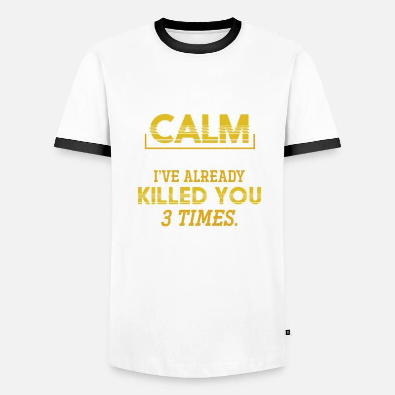 Sarcasm Ironic Men's Ringer Shirt
